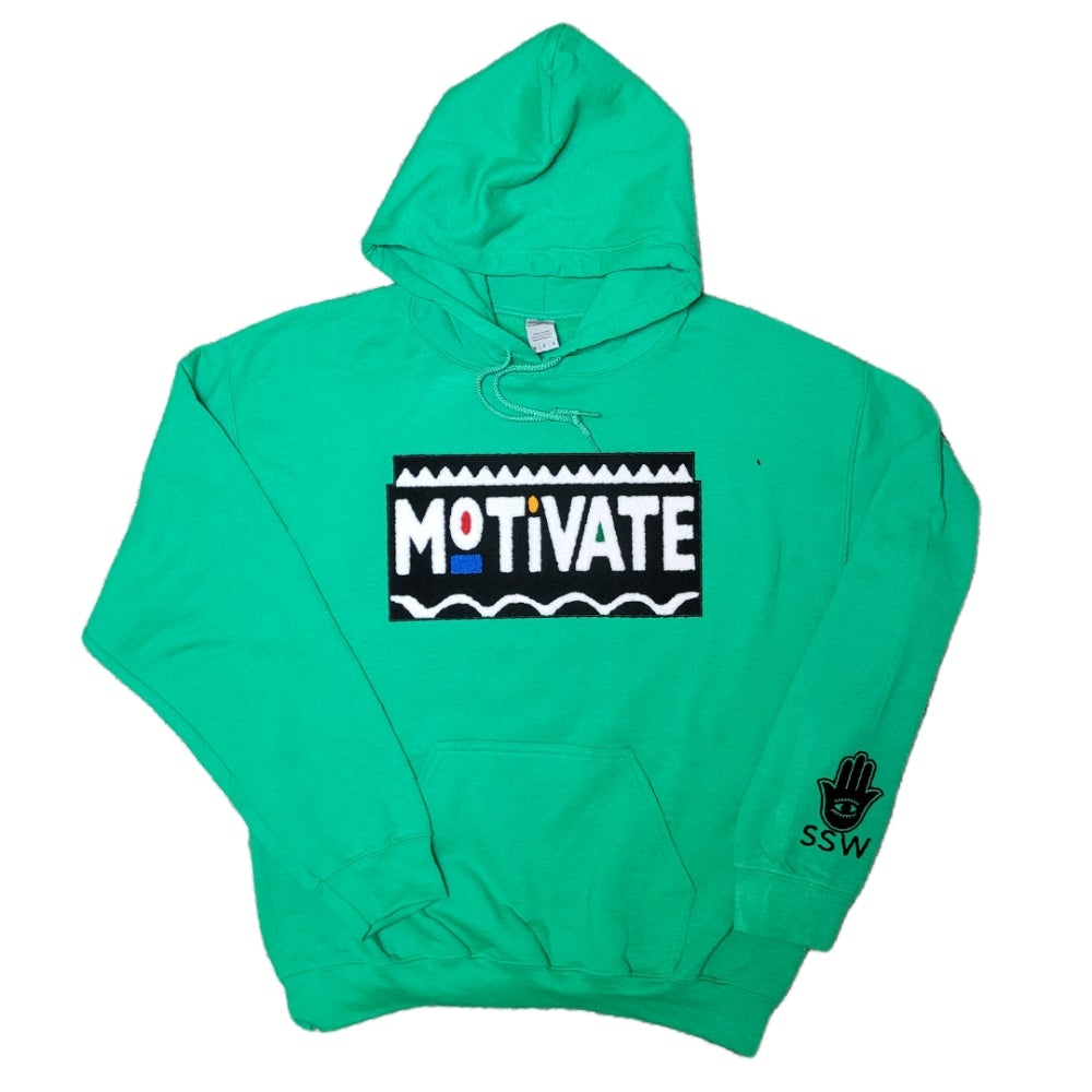 Red Motivate Hoodie
