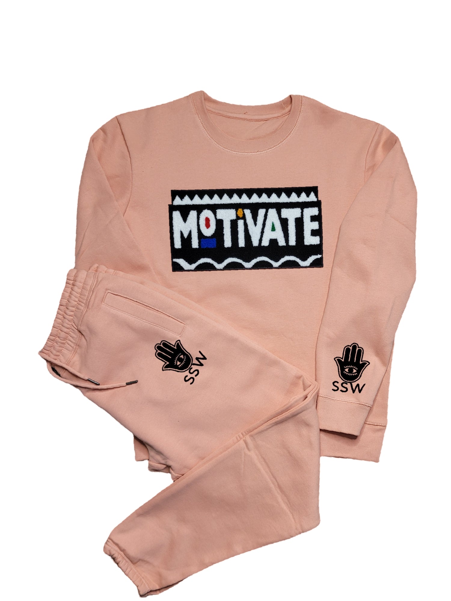 Salmon Motivate Jogger Set