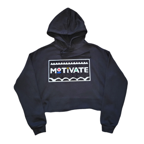 Motivate Cropped Hoodie